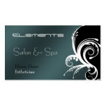 Verzierte Salon-Geschäfts-Karte Visitenkarten Vorlagen