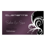 Verzierte Salon-Geschäfts-Karte Visitenkarten Vorlagen