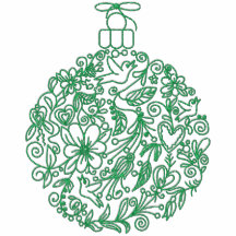 Verzierte Weihnachtsball-Verzierungs-Dekoration Polo