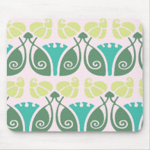 verzierter mit Blumendamast des Shabby Chic Mauspad
