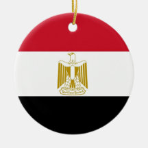Verzierung mit Flagge von Ägypten Weinachtsornamente