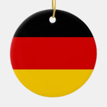 Verzierung mit Flagge von Deutschland Weihnachtsbaum Ornament