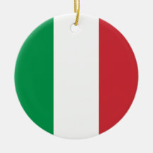 Verzierung mit Flagge von Italien Weinachtsornamente