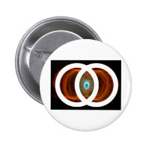Vesica Piscis Hourglass-Nebelfleck Anstecknadelbutton