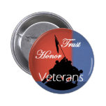 Veterane Anstecknadelbuttons