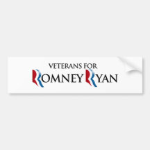 VETERANE FÜR ROMNEY RYAN.png Auto Sticker