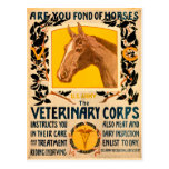 Veterinärkorps Postkarte