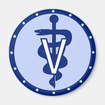 Veterinärlogo 2 magnete