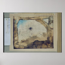 Vianden durch ein Netz der Spinne Posterdrucke