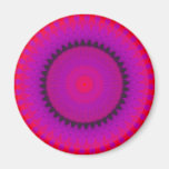 Vibrierender Kaleidoskop-Magnet Kühlschrankmagnet