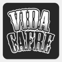 Vida Cafre Stickers