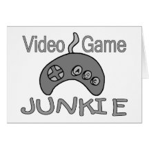 Video Game Junkie Card