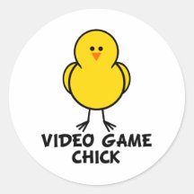 Videospiel-Küken Stickers
