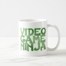 VIDEOSPIEL NINJA (Grün) Tee Tassen