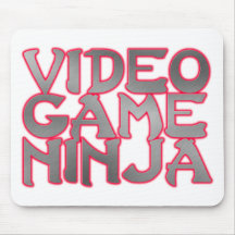 VIDEOSPIEL NINJA (rot) Mauspads