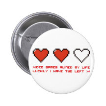 Videospiele Anstecknadelbutton