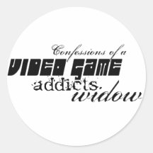 Videospielsüchtigwitwe Stickers