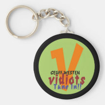 Vidiots V Logo Keychain Schlüsselanhänger