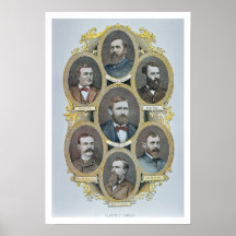 Vieh-Könige des amerikanischen Westens, c.1880 (en Posterdrucke