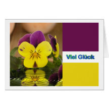 Viel Glück Grußkarten