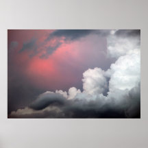 Viele Sachen in den Wolken Plakatdruck