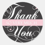 Vielen Dank so Runder Sticker