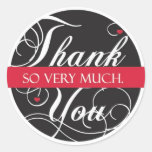 Vielen Dank so Runder Sticker