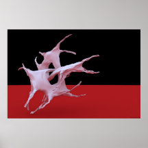 Vier Pferde Poster