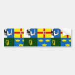 Vier Provinz Flagge Irlands, der Irak Auto Sticker
