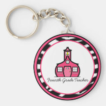 Vierter Grad-Lehrer Keychain Schlüsselbänder