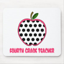 Vierter Grad-Lehrer-Tupfen Apple Mauspads