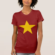 Vietnam-Flaggen-Stern T-shirts