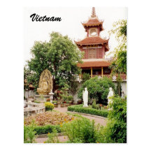 Vietnam-Garten Postkarten
