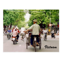Vietnam-Straßen Postkarten