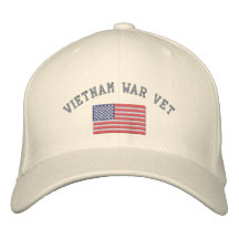 Vietnamkrieg-Tierarzt mit amerikanischer Flagge Bestickte Baseballkappe