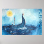 Viking-Schiff Plakatdruck
