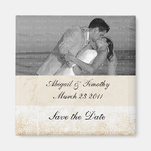 Viktorianisch Save the Date Wedding Magneten