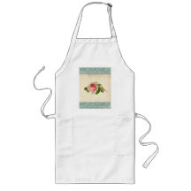 Viktorianische Rose und Damast Schürze