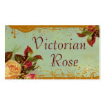 Viktorianische Rosen-kundenspezifische Standardgrö Visitenkarten Vorlage