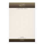 Viktorianischer Mokka kundengebundenes Briefpapier Individuelles Büropapier