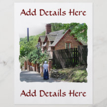 VIKTORIANISCHES ALTES ENGLAND GROSSBRITANNIEN FLYERDESIGN