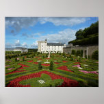 Villandry Chateau und Garten Frankreich poster