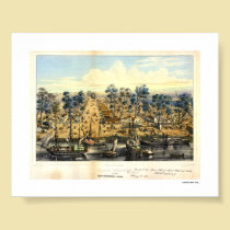Ville De Sacramento, 1849. Plakat poster