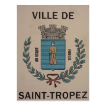 ville Heiliges-tropez Postkarte