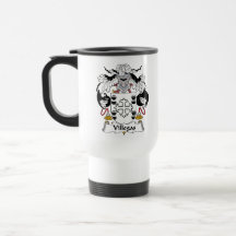 Villegas-Familienwappen Teetasse