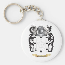 Villegas-Familienwappen (Wappen) Schlüsselbänder