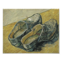 Vincent van Gogh - A pair of leather clogs Photographic Print