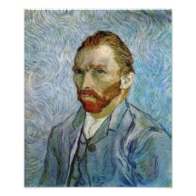 Vincent van Gogh-Selbstporträt Foto Druck