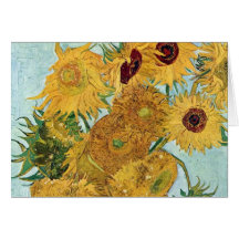 Vincent van Gogh-Sonnenblumen Grußkarte