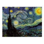 Vincent van Gogh - sternenklare Nacht Postkarte